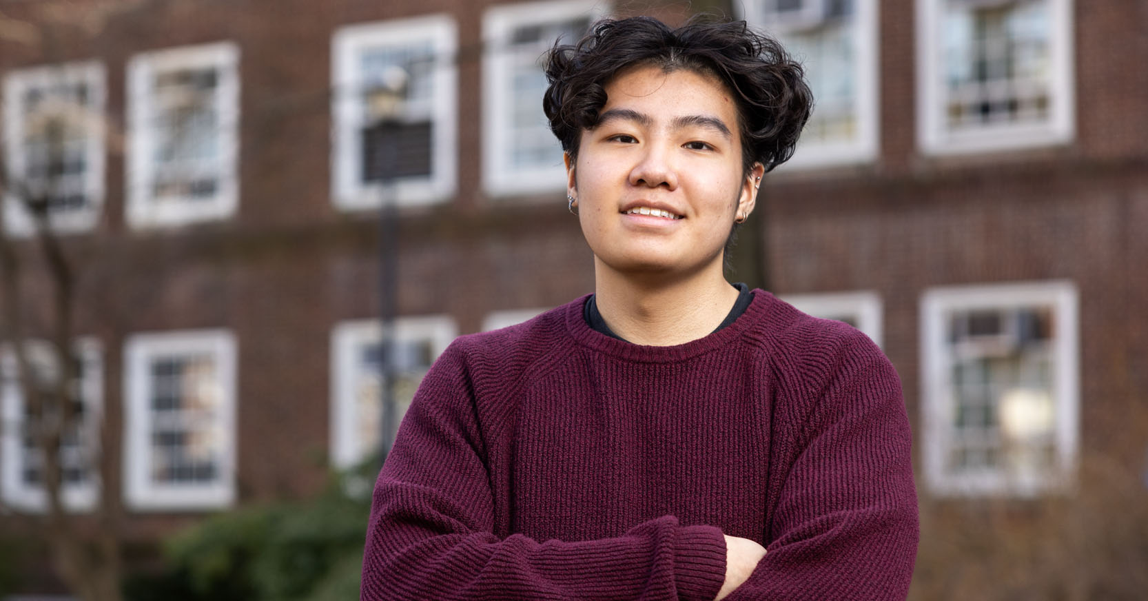 Psychology major Jake Xie researches how racial bias gets passed down.