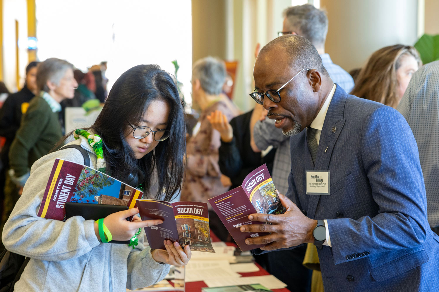 The next generation of Brooklyn College students joined faculty and staff on campus for Admitted Students Day, an event welcoming them to the family. 