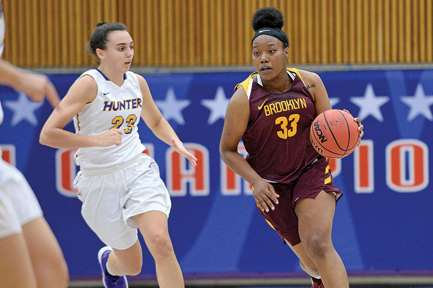 Sophomore Chanel Jemmot was named a first-team CUNYAC All-Star.