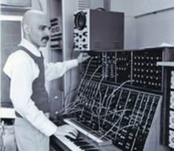 Seen here in the 1970s, Noah Creshevsky taught in the Conservatory of Music and was an early director of the Center for Computer Music. He is widely recognized for his compositional genre known as hyperrealism.