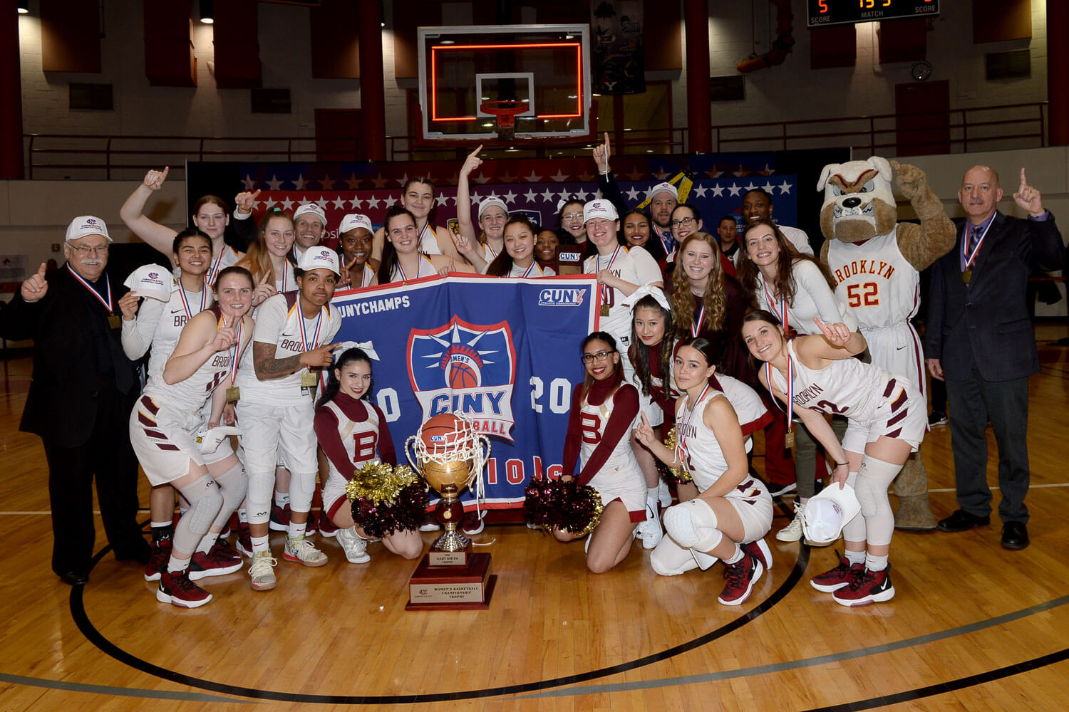 Brooklyn College captures the 2020 CUNYAC Women's Basketball Championship.