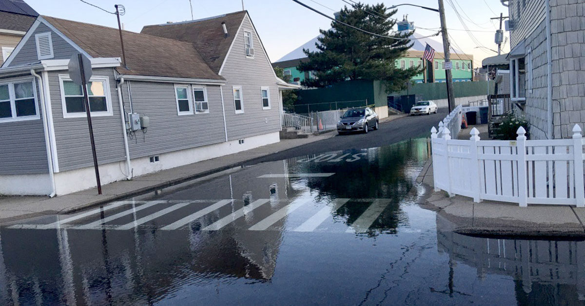 Flooding in Broad Channel, Queens