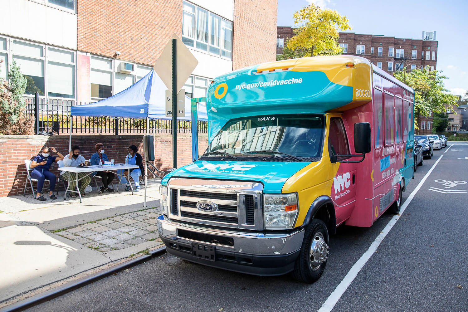 The college hosted the NYC Vaccine Van for a week in September, in which anyone receiving their first dose got a $100 gift card.