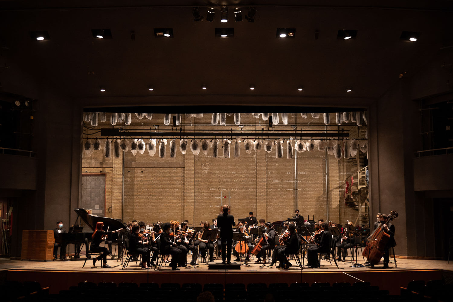 The Brooklyn College Conservatory of Music orchestra held a free concert at the Claire Tow Theater on March 3. The program featured works by Felix Mendelssohn and Sergei Prokofiev, among others.